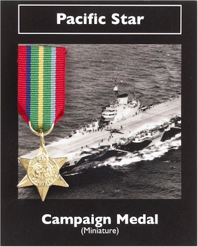 Pacific star campaign medal - -,