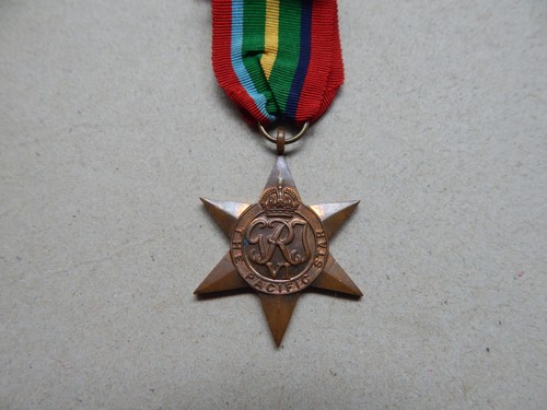 Wwii pacific star medal els - wwii,