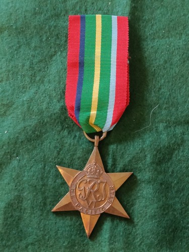 Ww2 pacific star medal - ww2,