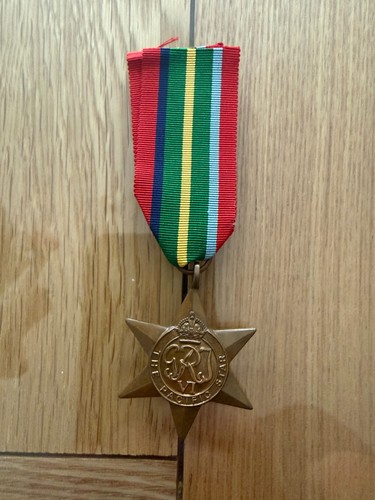 Ww2 pacific star medal - ww2,