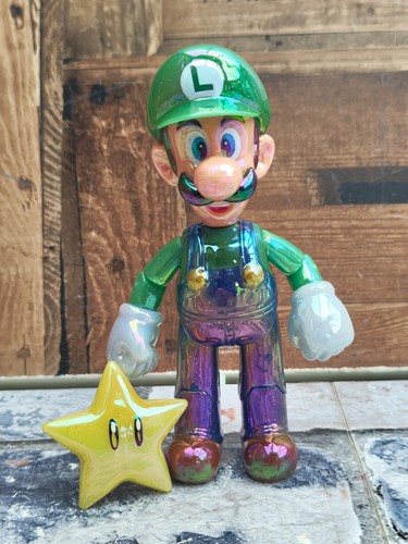 Super mario star power luigi - star,